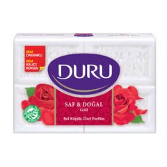 DURU Gül Doğal Sabun 4x150g