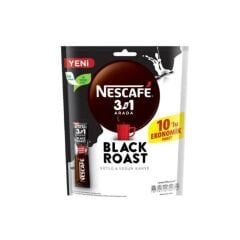 NESCAFE Tek İçimlik 3en1 Black Roast 10lu