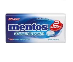 MENTOS Clean Breath Yoğun Nane 35g (12 adet olarak koli ile satılır)
