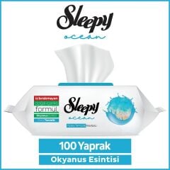 SLEEPY Yüzey Tem. Havlusu 100 Ad. Okyanus Ferahlığı