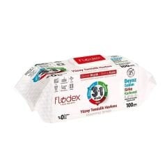 FLODEX Yüzey Tem. Havlusu 100 Ad. Beyaz Sabun