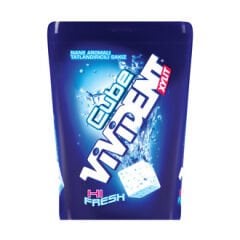 VIVIDENT Xylit Cube Kup Nane Aromalı 86gr (10 adet olarak koli ile satılır)
