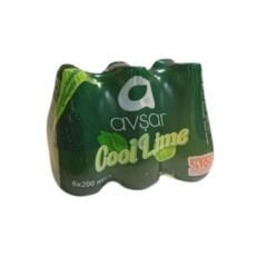 AVŞAR Cool Lime Aromalı Soda 200ml (24 lü koli olarak satılır)