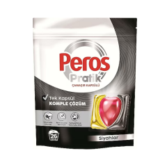 PEROS Pratik Çamaşır Kapsülü 26 Yıkama Siyahlar