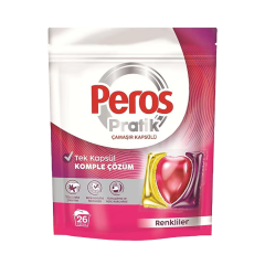 PEROS Pratik Çamaşır Kapsülü 26 Yıkama Renkliler