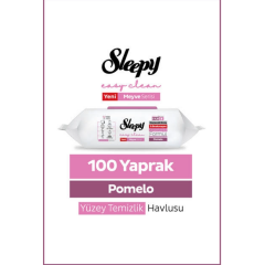 SLEEPY Yüzey Temizleme Havlusu 100 Adet Pomelo