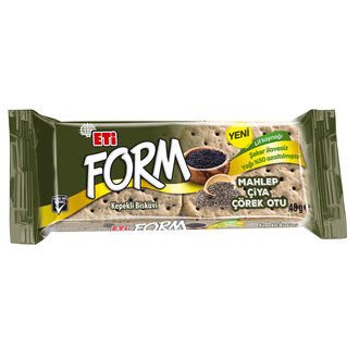 ETİ Form Kepekli Çörekotlu 40g (24 adet olarak koli ile satılır)