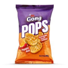 ETİ Gong Pops Cips Peynirli Acılı 80g (10 adet olarak koli ile satılır)