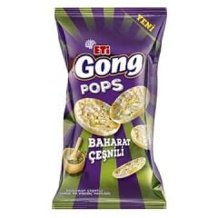 ETİ Gong Pops Cips Baharat Çeşnili 80g (10 adet olarak koli ile satılır)