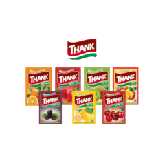 THANK IÇECEK TOZU ÇİLEK 12GR (24 adet olarak paket satılır)