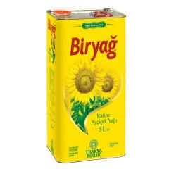 BİRYAĞ Ayçiçek Yağı 5lt Teneke