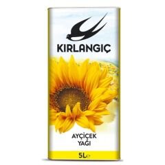 KIRLANGIÇ Ayçiçek Yağı 5lt Teneke