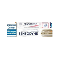 SENSODYNE Tam Koruma Diş Macunu 75ml + Fırça Hediye