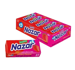 NAZAR 5li sakız Çilekli (20 ADET OLARAK PAKET SATILIR)