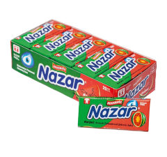 NAZAR Karpuz Aromalı Şekersiz Sakız 5'li (20 ADET OLARAK PAKET SATILIR)