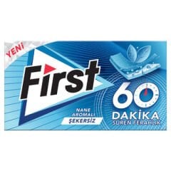 FIRST 60 Dakika Nane Aromalı 27gr (12 adet olarak koli ile satılır)