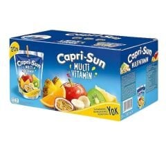 CAPRİ-SUN Multivitamin Meyve Aromalı İçecek 200ml (20 adet olarak koli ile satılır)