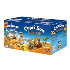 CAPRİ-SUN Safari Fruits Meyve Aromalı İçecek 200ml (20 adet olarak koli ile satılır)