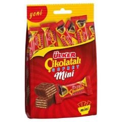 ÜLKER Mini Çikolatalı Gofret 82g (10 adet olarak koli ile satılır)