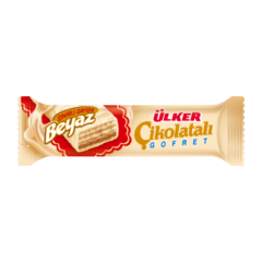 ÜLKER Beyaz Çikolatalı Gofret Bar 35g (24 adet olarak koli ile satılır)