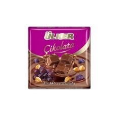 ÜLKER Üzüm Fındıklı Çikolata 60g (6 adet olarak koli ile satılır)