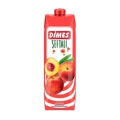 DİMES Şeftalili Meyve Nektarı 1lt (12 adet olarak koli ile satılır)