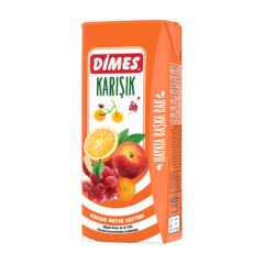 DİMES Karışık Meyve Nektarı 200ml (27 adet olarak koli ile satılır)