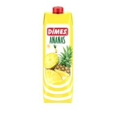 DİMES Ananaslı Meyve Nektarı 1lt (12 adet olarak koli ile satılır)