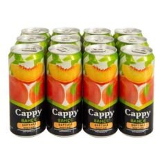 CAPPY Şeftalili Meyve Nektarı 330ml (12 adet olarak koli ile satılır)