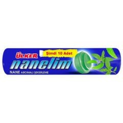 ÜLKER Bonbon Rulo Şeker Naneli 32,5g (18 adet olarak koli ile satılır)