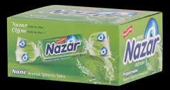 NAZAR Şekersiz Nane Sakız 1,5gr x 100 Adet