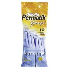 GİLLETTE Banyo Tekli Permatik 10 Adet
