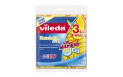 VILEDA Temizlik Bezi %30 Mikrofiber 3 Ad.