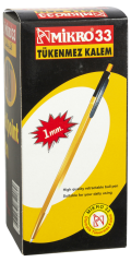 MIKRO33 Tükenmez Kalem x60 Adet