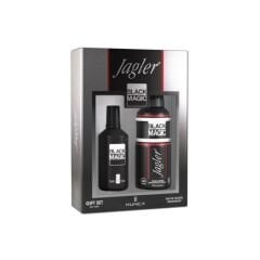 JAGLER Black Kofre Men EDT+Deo 90ml+150ml