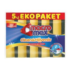 MACRO MAX Klasik Oluklu Sünger 8’li