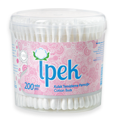 İPEK Kulak Temizleme Pamuğu 200 Adet Dikdörtgen