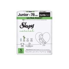 SLEEPY NATURAL No:5 Ultra Paket Çocuk Bezi 78 Adet
