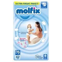 MOLFIX 6 Extra Large Ultra Fırsat Paketi 62 Adet