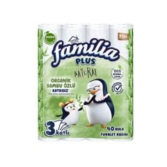 FAMILIA Tuvalet Kağıdı Natural 40 Rulo