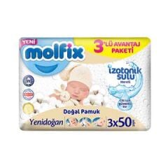 MOLFİX Yeni Doğan Islak Havlu 3x50li