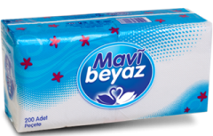 MAVİ BEYAZ Peçete 30x30 200 Adet