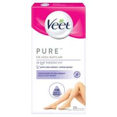 VEET Pure Hassas Ciltler Sir Ağda Bandı 20 Adet