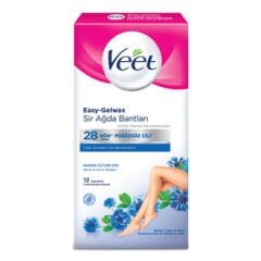 VEET Hassas Cilt Sir Ağda Bandı 12 Adet
